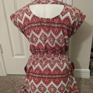 Red Aztec Dress